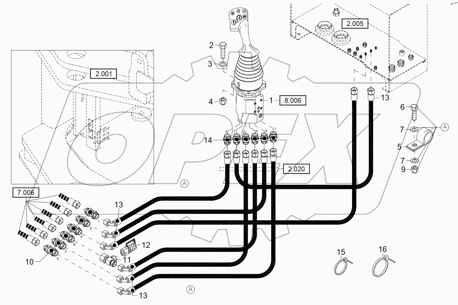  HYDRAULIC INSTALLATION - CONTROL UNIT
