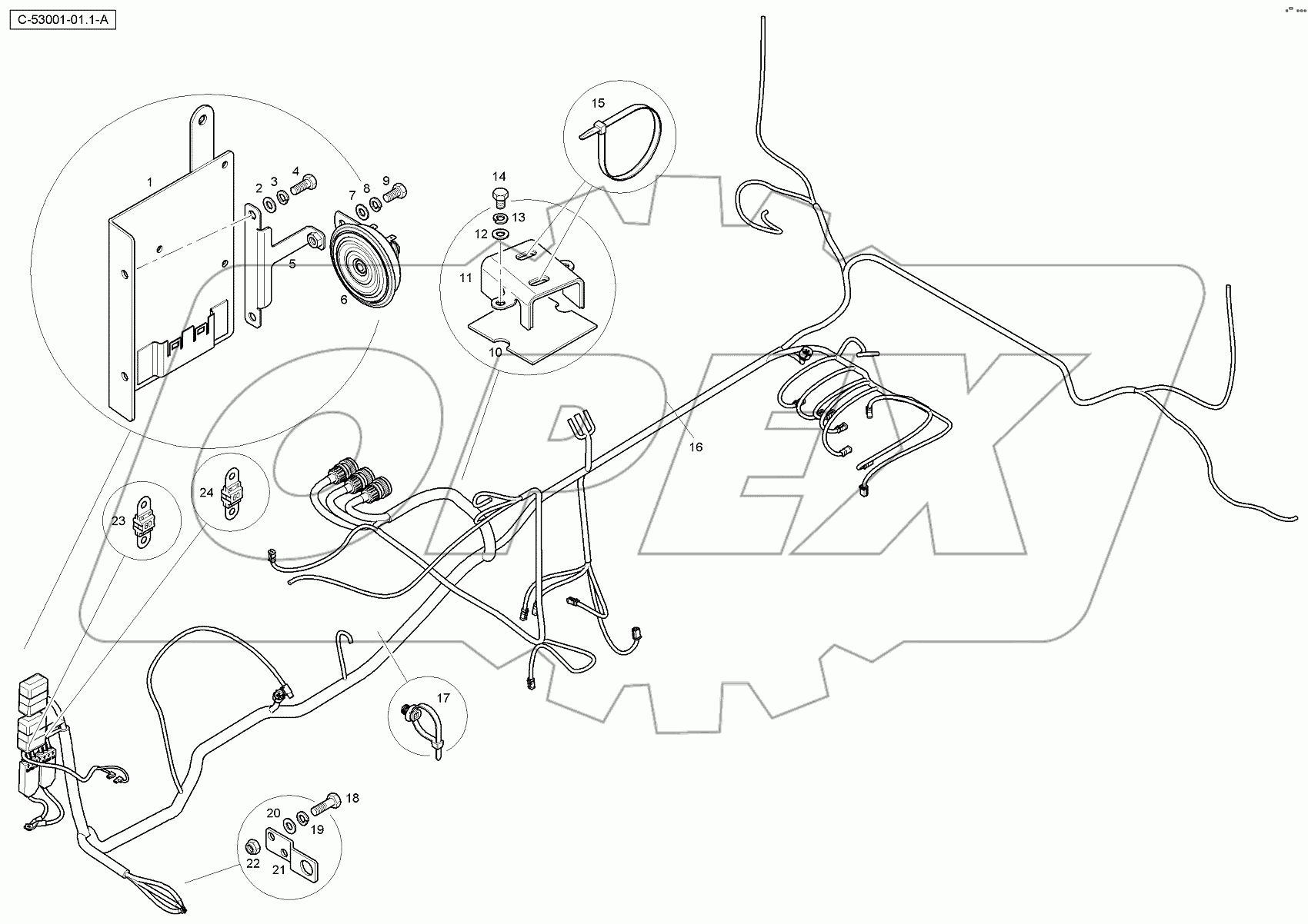  4067 53001 Main Harness