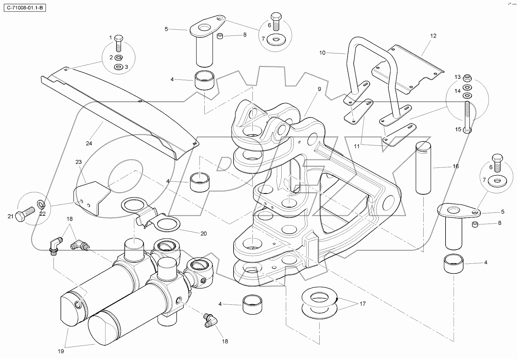  4067 71008 Swing System - Cm - 14ft