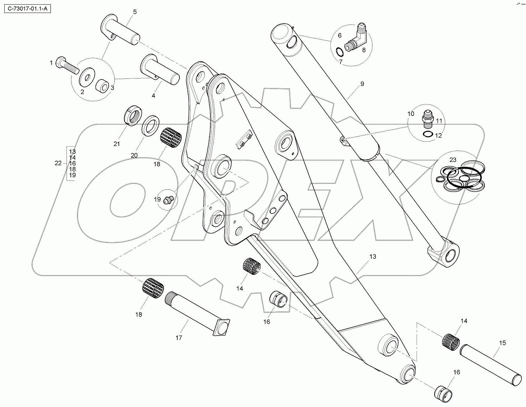  4067 73017W Dipper - Standard - 14ft - White