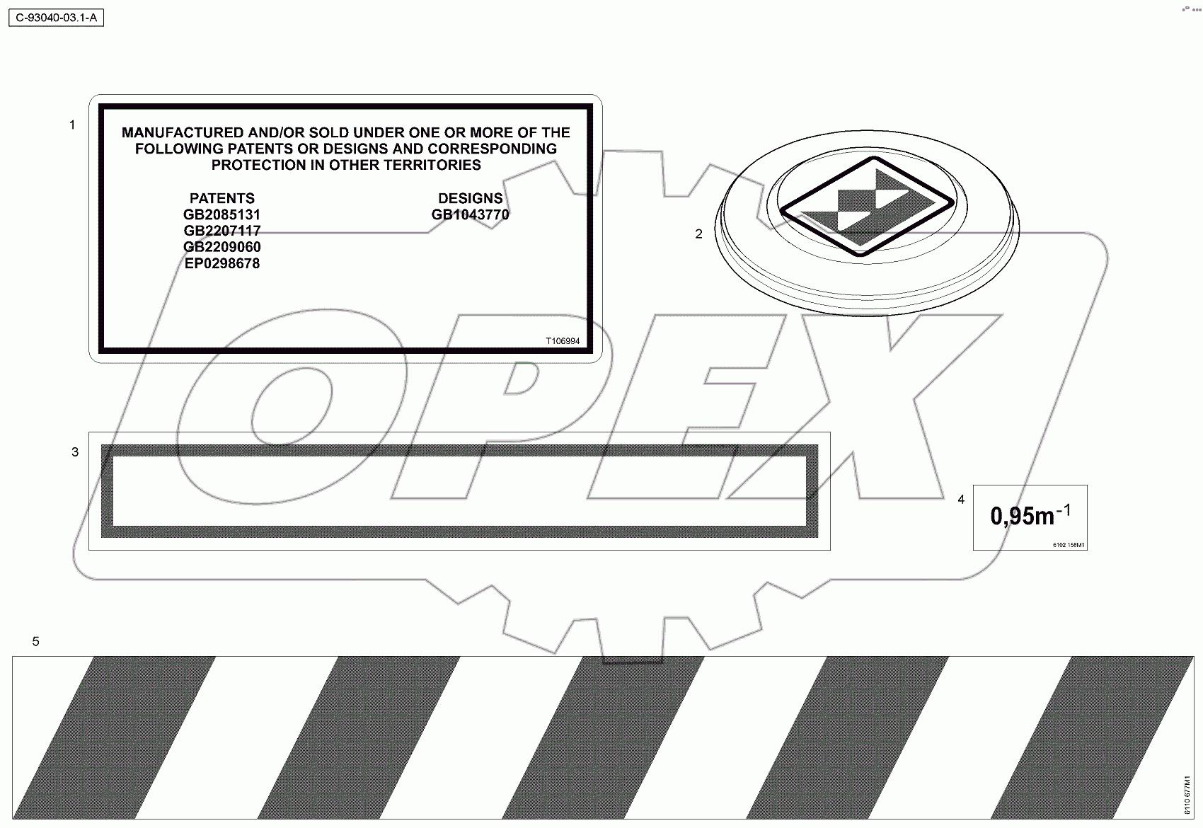  4067 93040 Decals - Miscellaneous