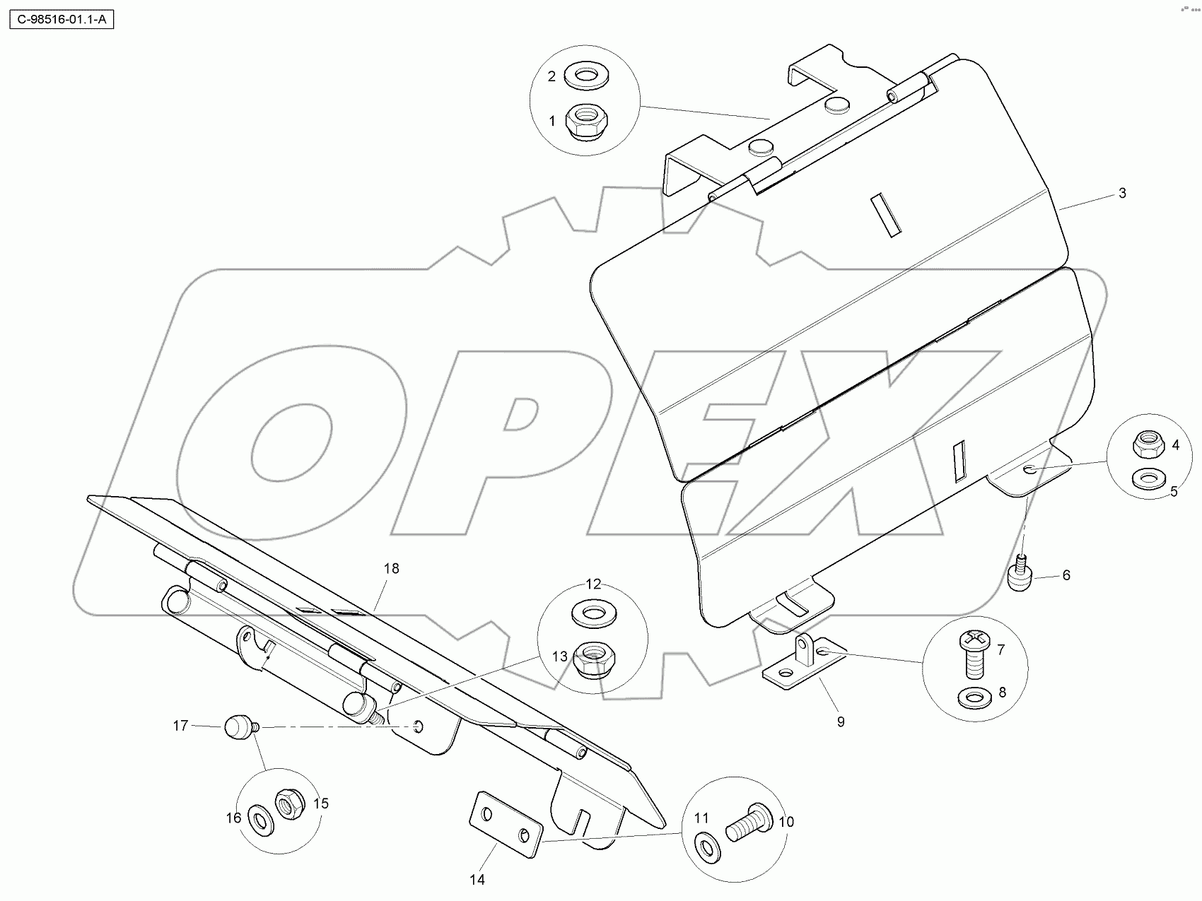  4067 98516 Anti-Vandal Covers