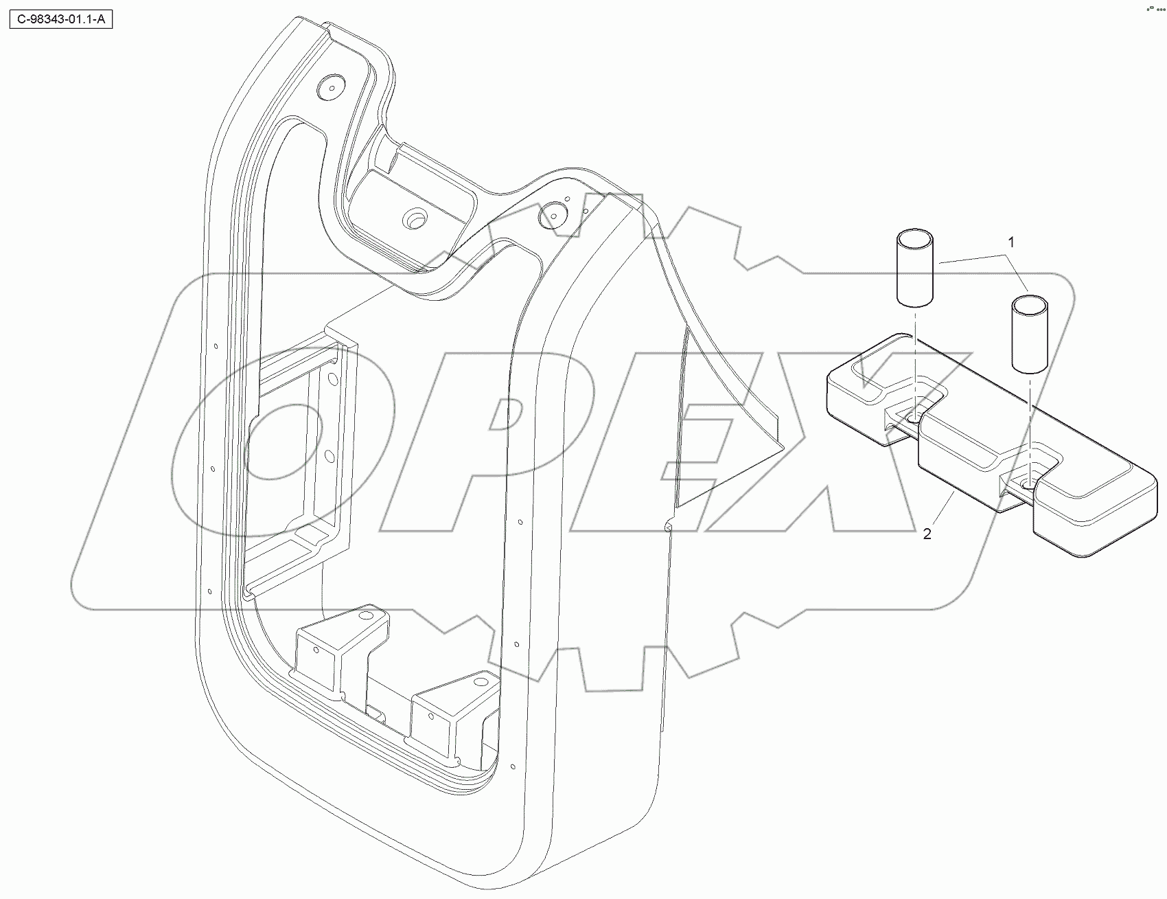  4067 98343 Single Counterweight Kit