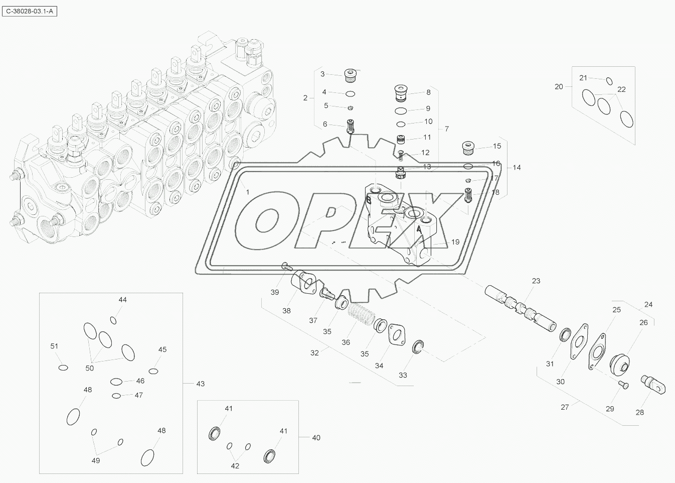 Digger Valve - Sideshift - without Digger - Mechanical 3