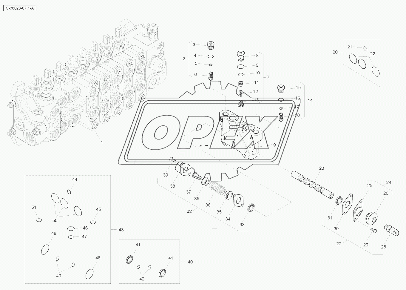 Digger Valve - Sideshift - without Digger - Mechanical 7