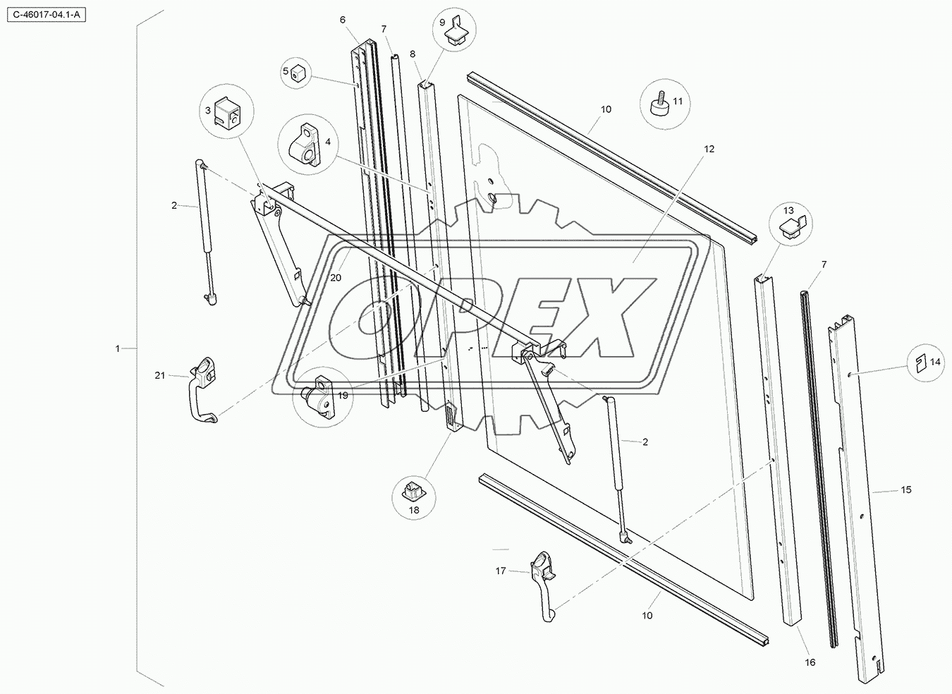 Cab - Rear Window