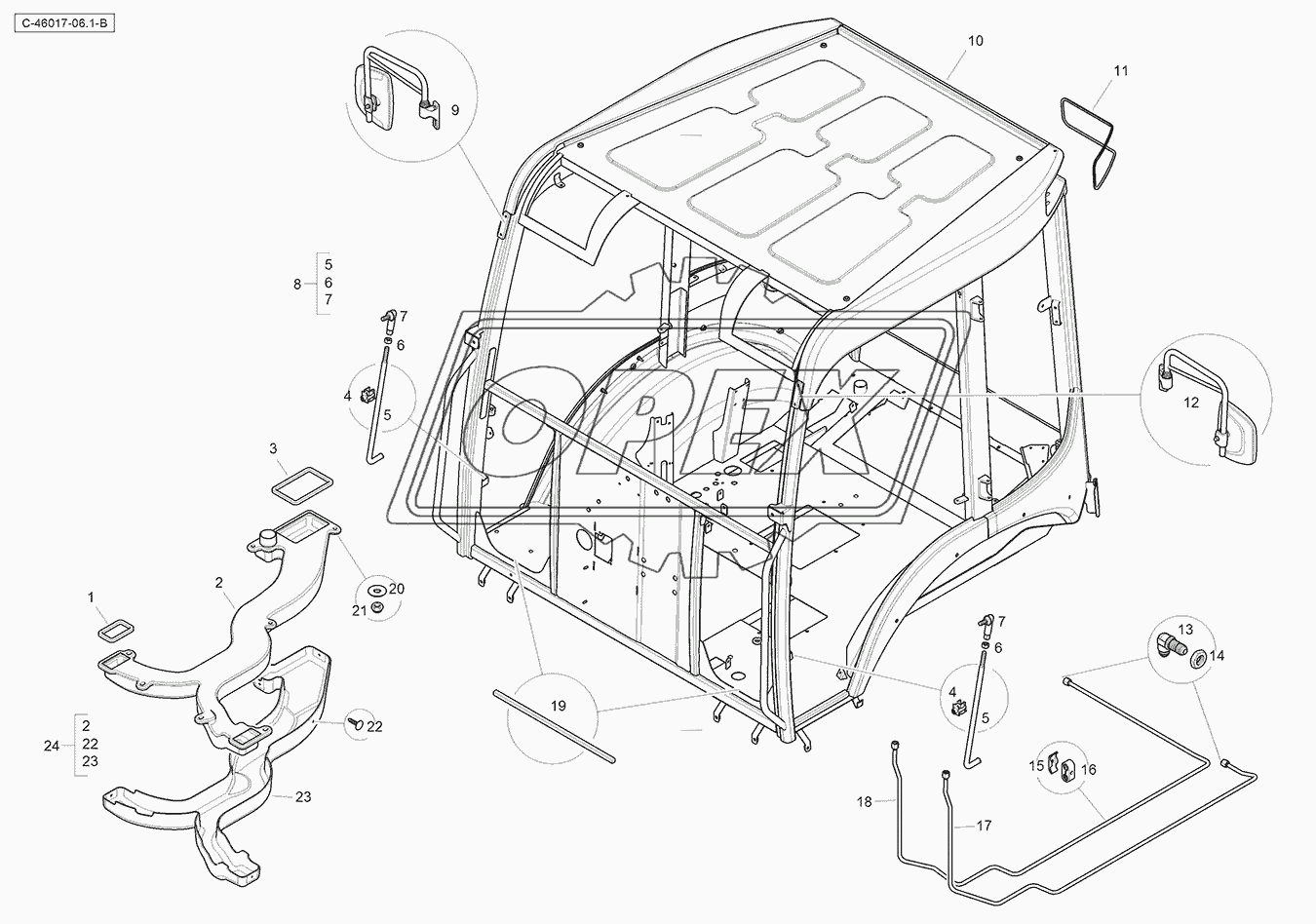 Cab - Structure