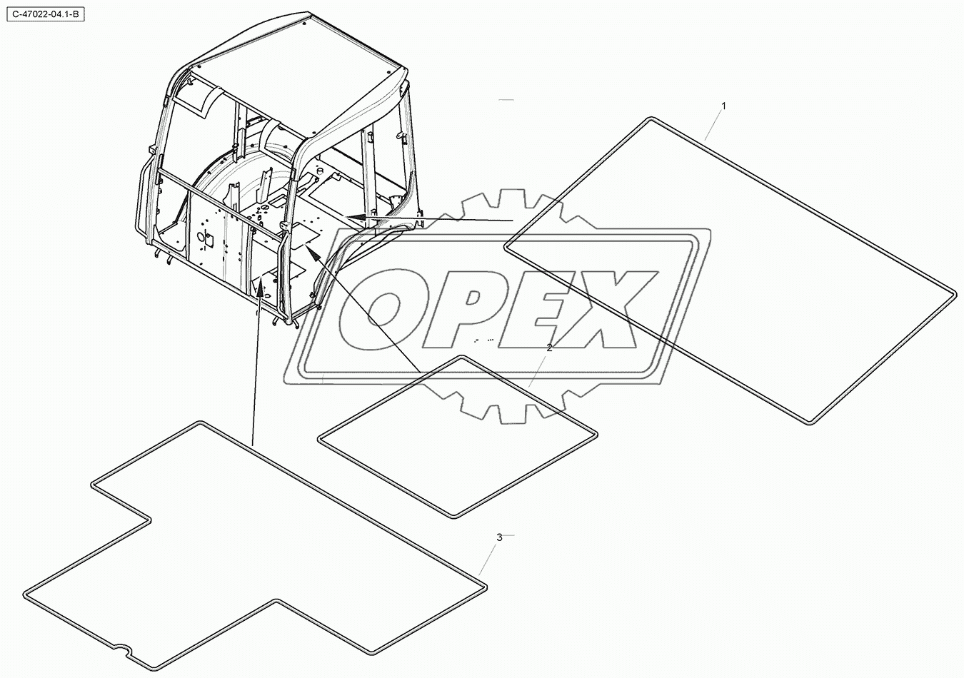 Cab Trim - Floor Plate Seals