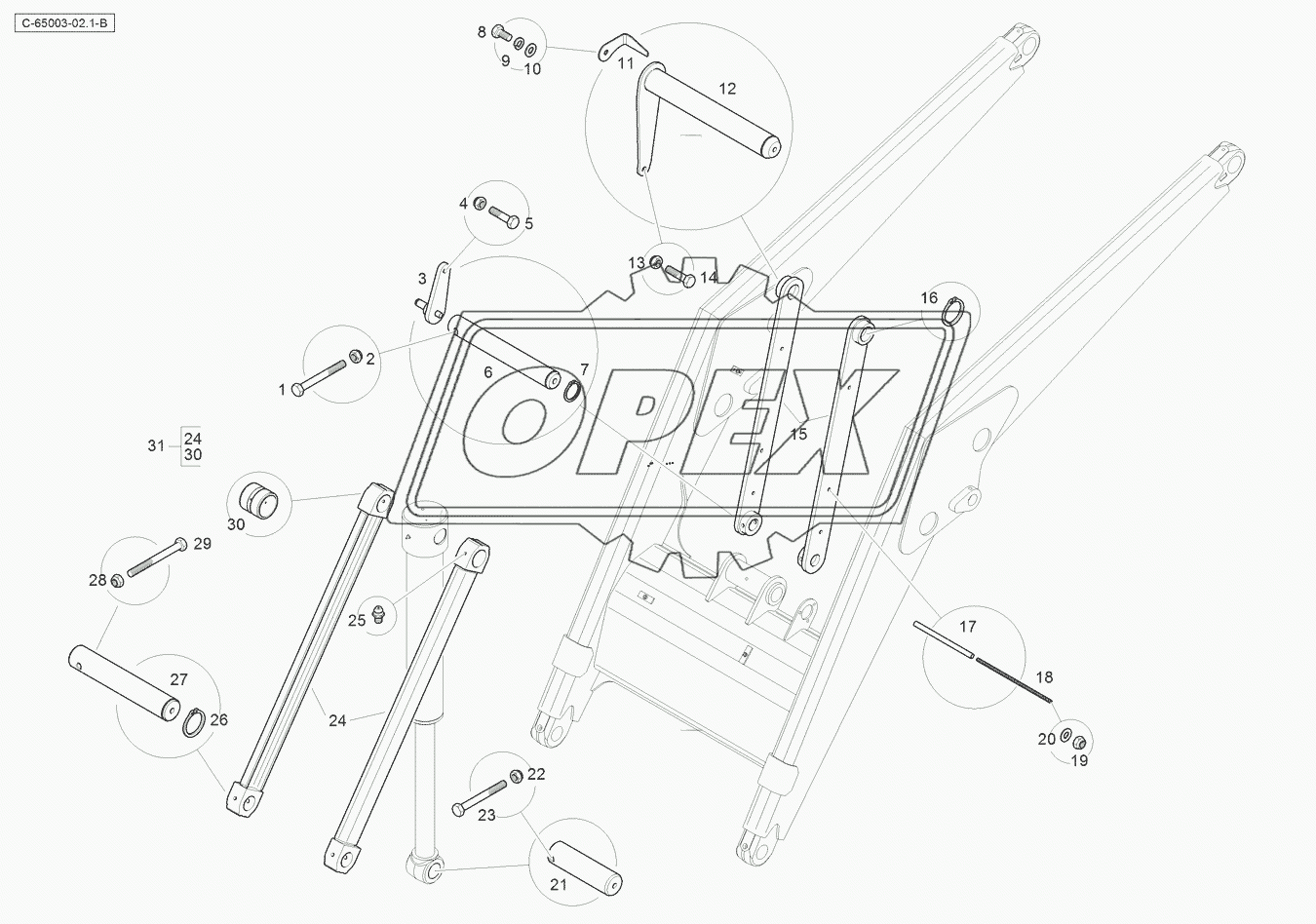 Loader Beam - Links - Yello