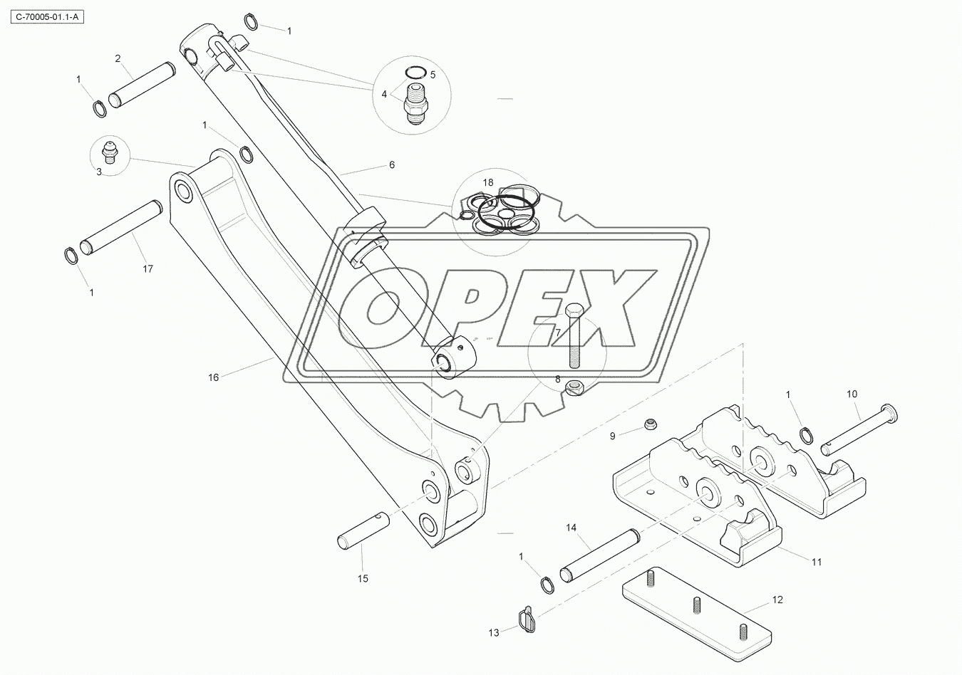 Stabilisers - Centremount - White