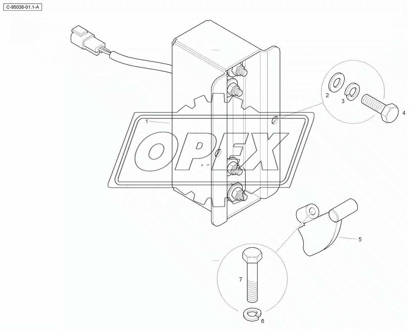 Stabiliser Leg Warning - Centremount