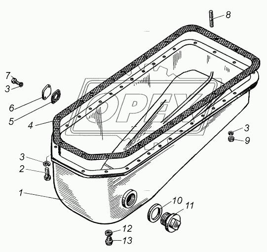 Картер масляный (поддон)