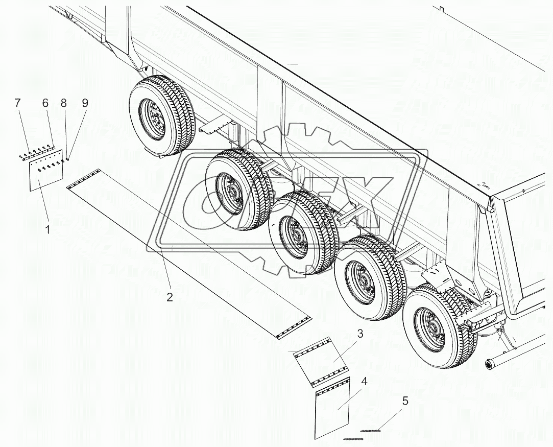 Установка крыльев 95231-3102000-10