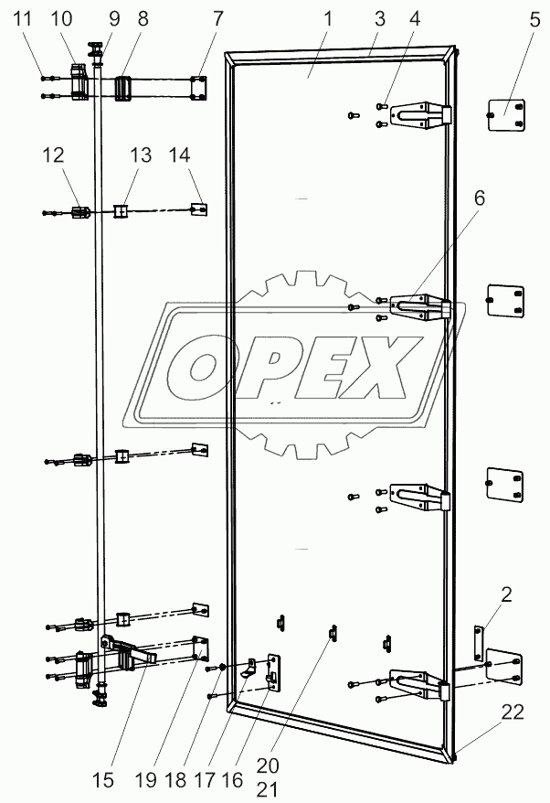 Дверь правая 97461-6301300-90