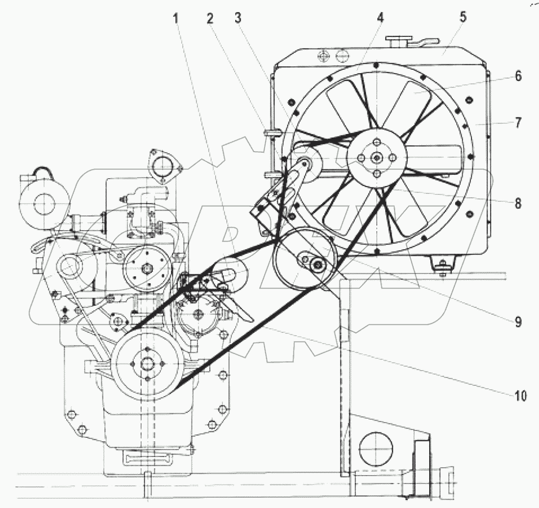  Вентилятор и его привод