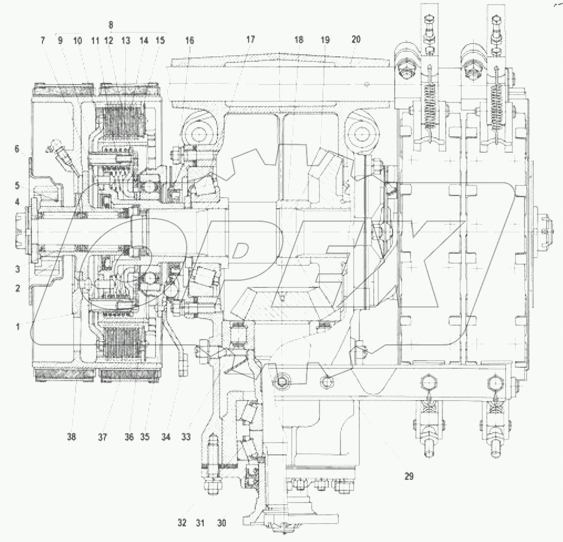  Передача главная 3902-2601010