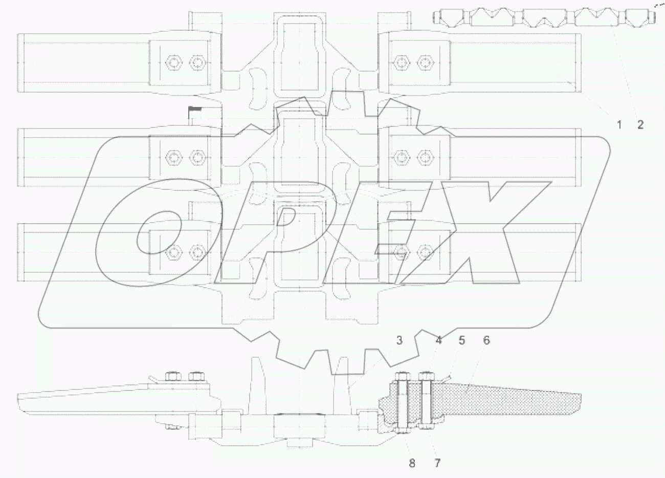  Гусеница РМШ (с уширителями)