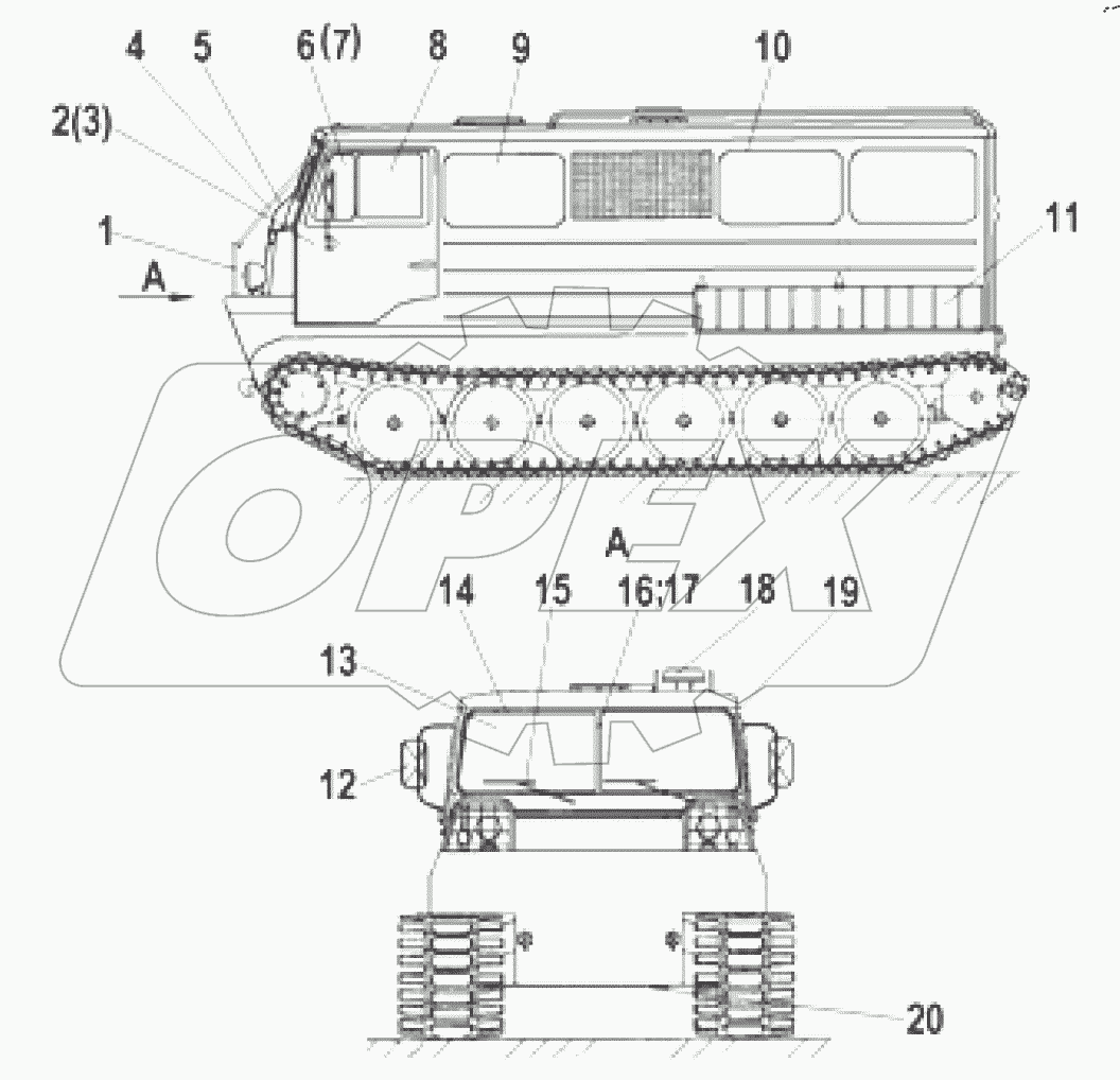  Детали кузова и кабины