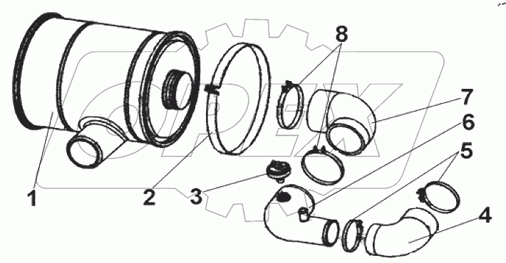  Фильтр воздушный