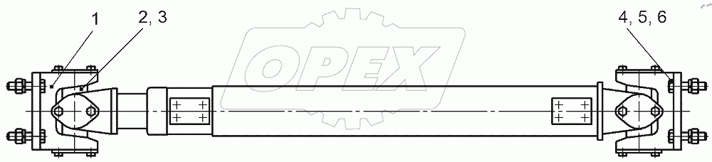  Вал карданный