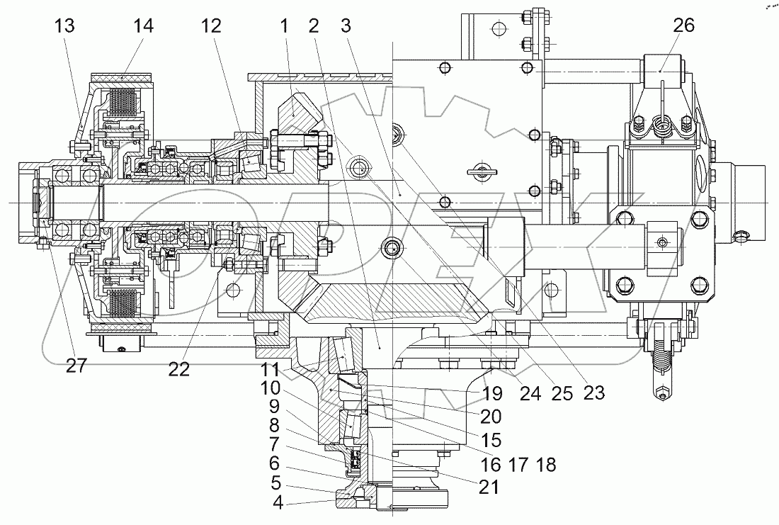  Передача главная 3902-2601600
