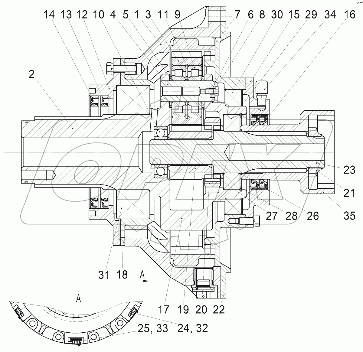  Передача бортовая 3903-2607010