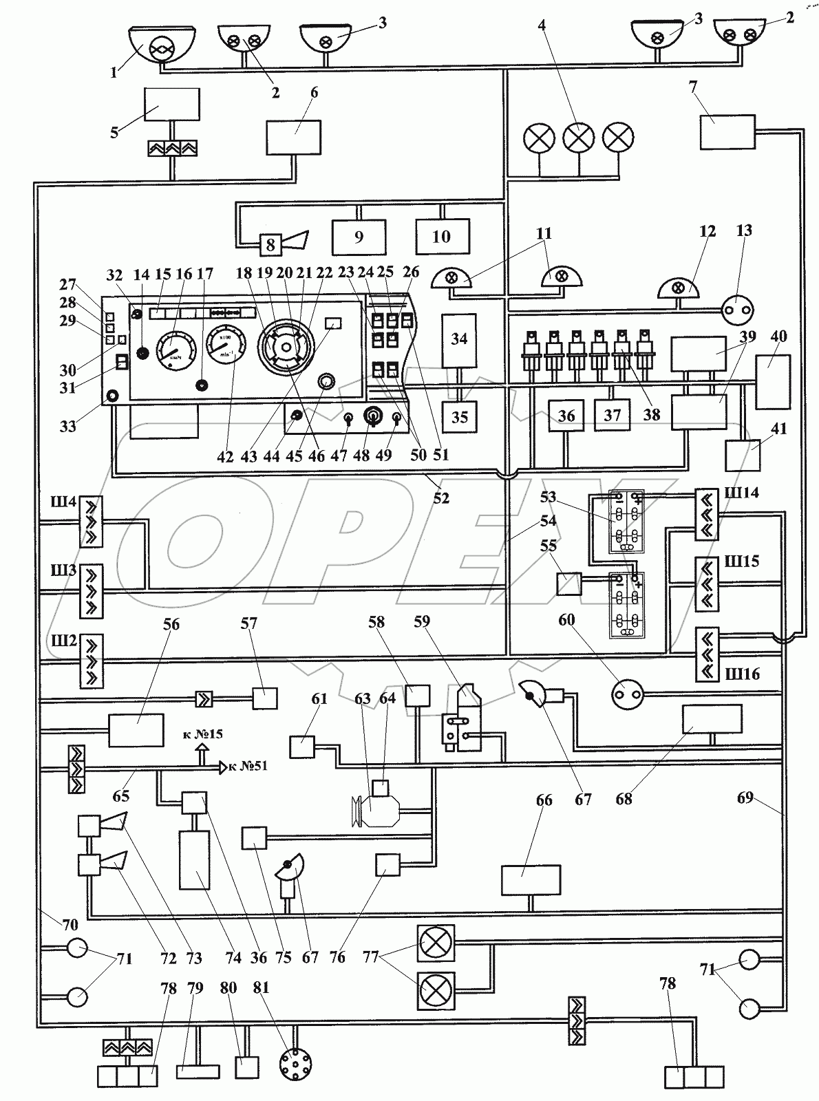  Приборы электрооборудования