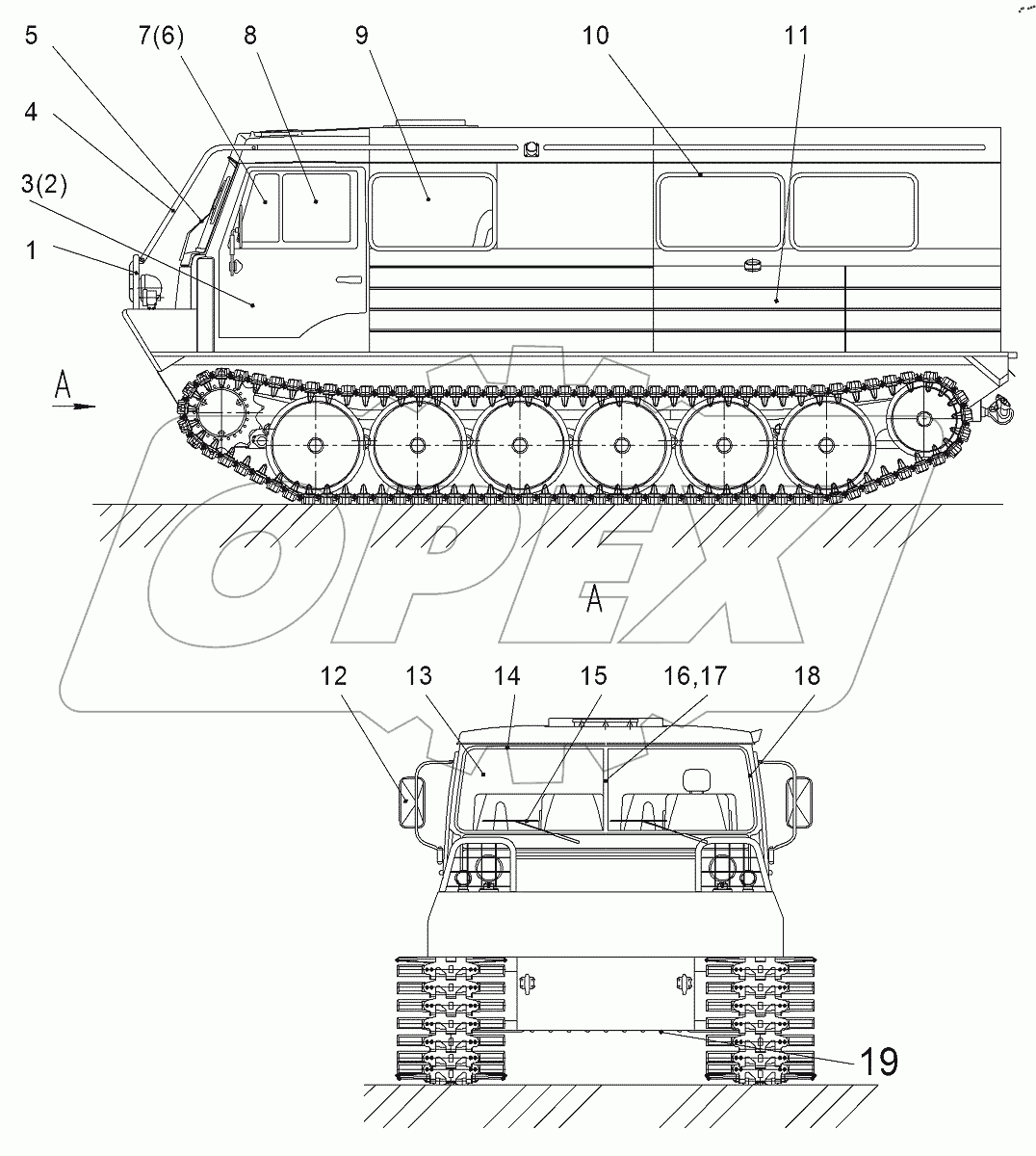  Детали кузова и кабины
