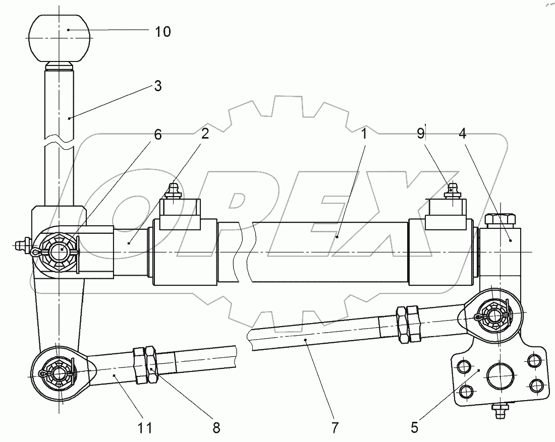  Привод управления механизмом переключения передач
