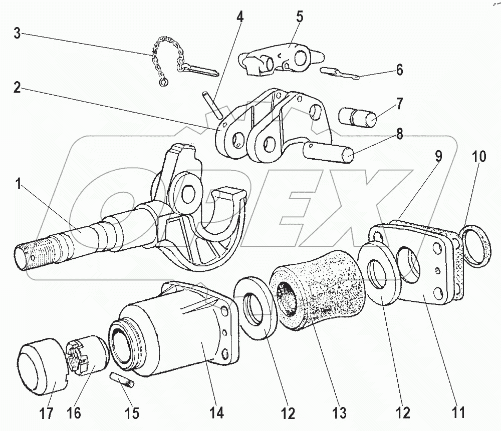  Прибор буксирный