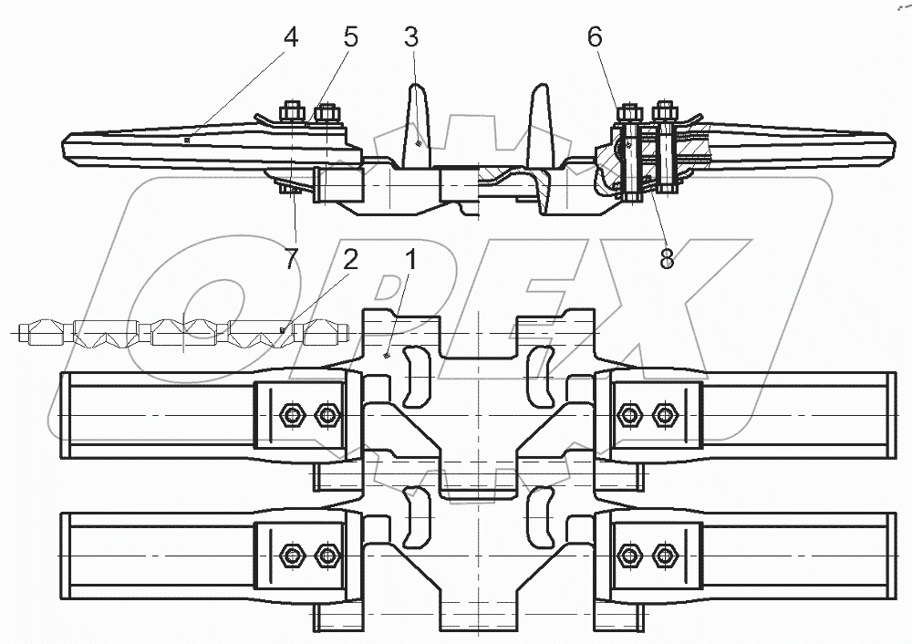 Гусеница движителя  РМШ
