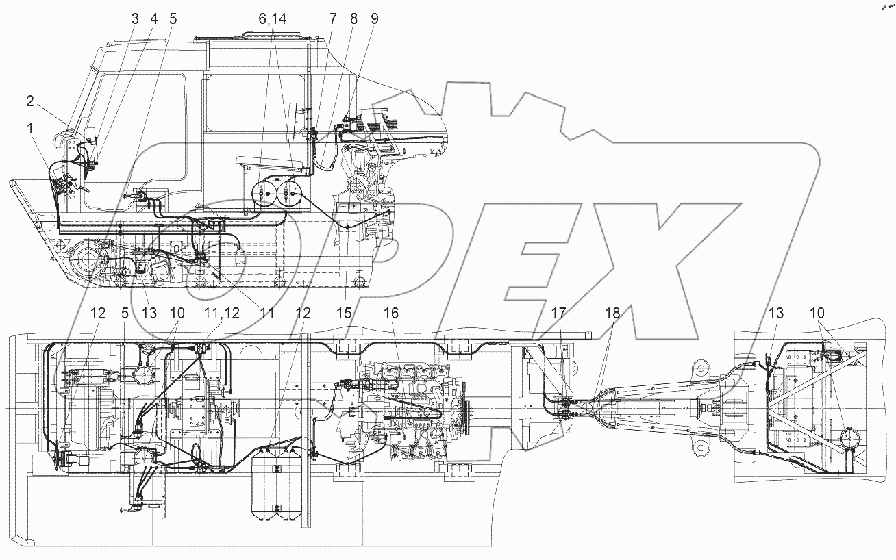  Пневматический усилитель тормоза