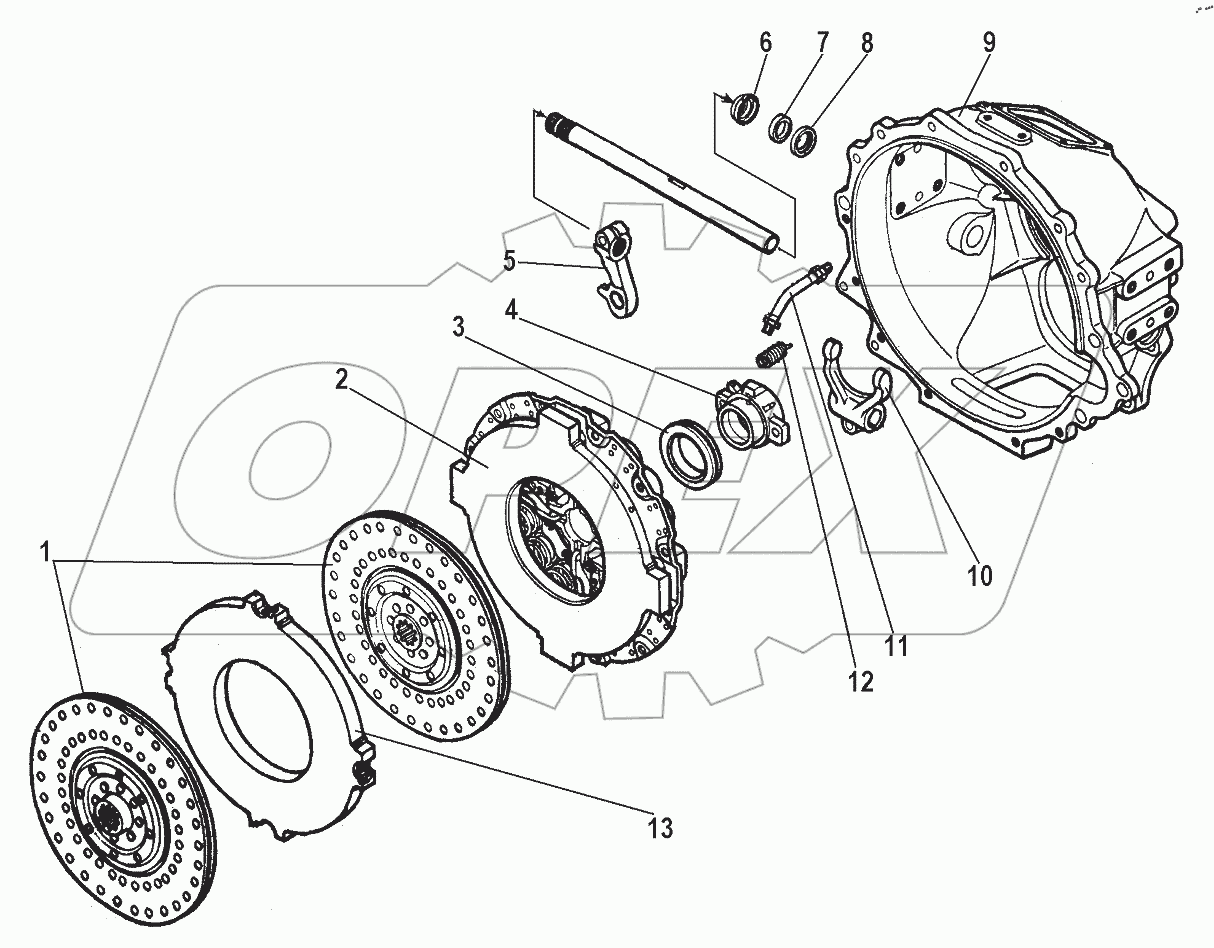  Сцепление в сборе