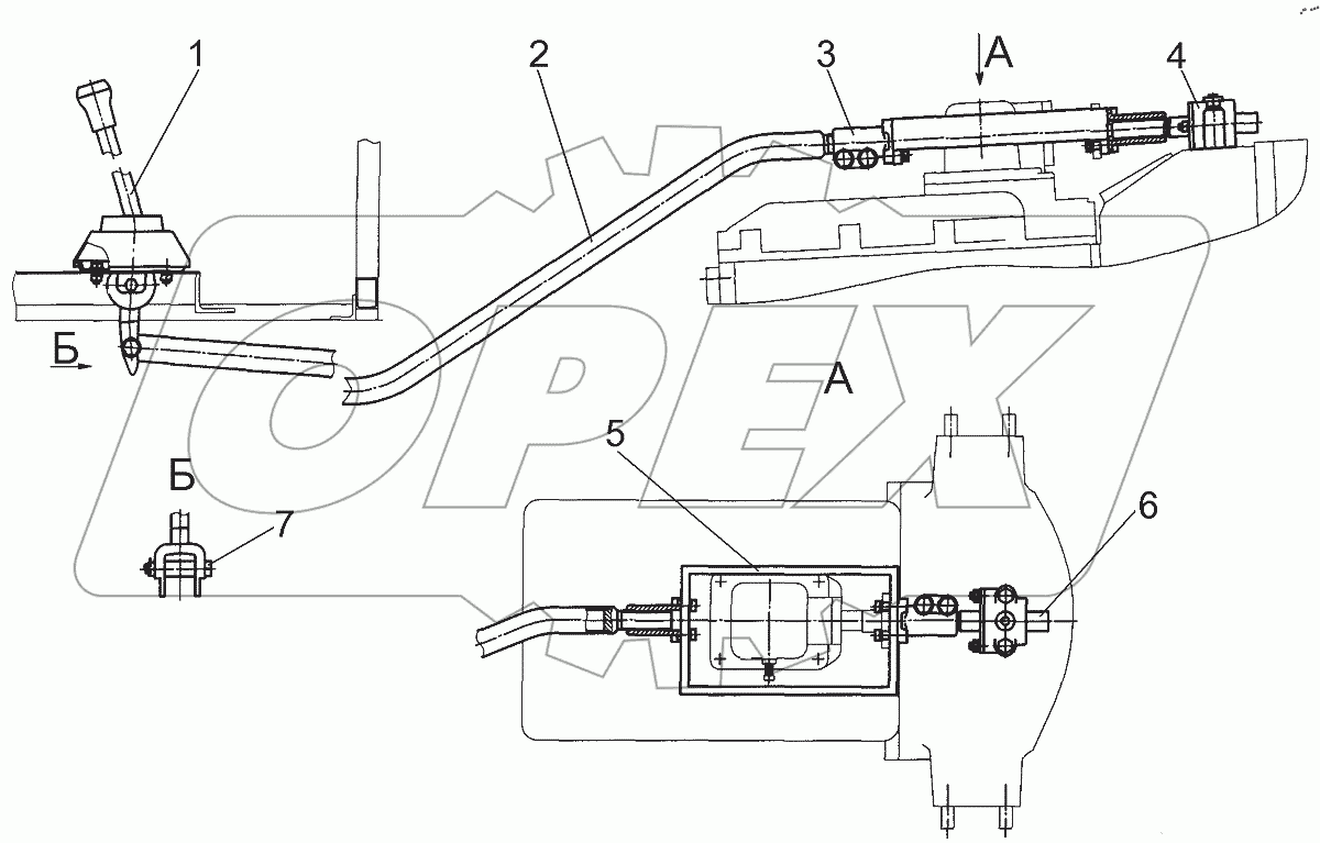  Привод управления механизмом переключения передач
