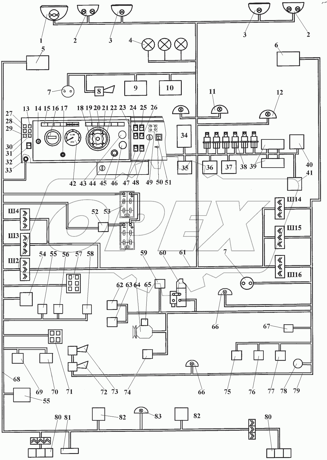  Приборы электрооборудования