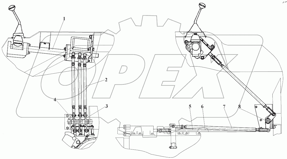  Привод управления коробкой передач