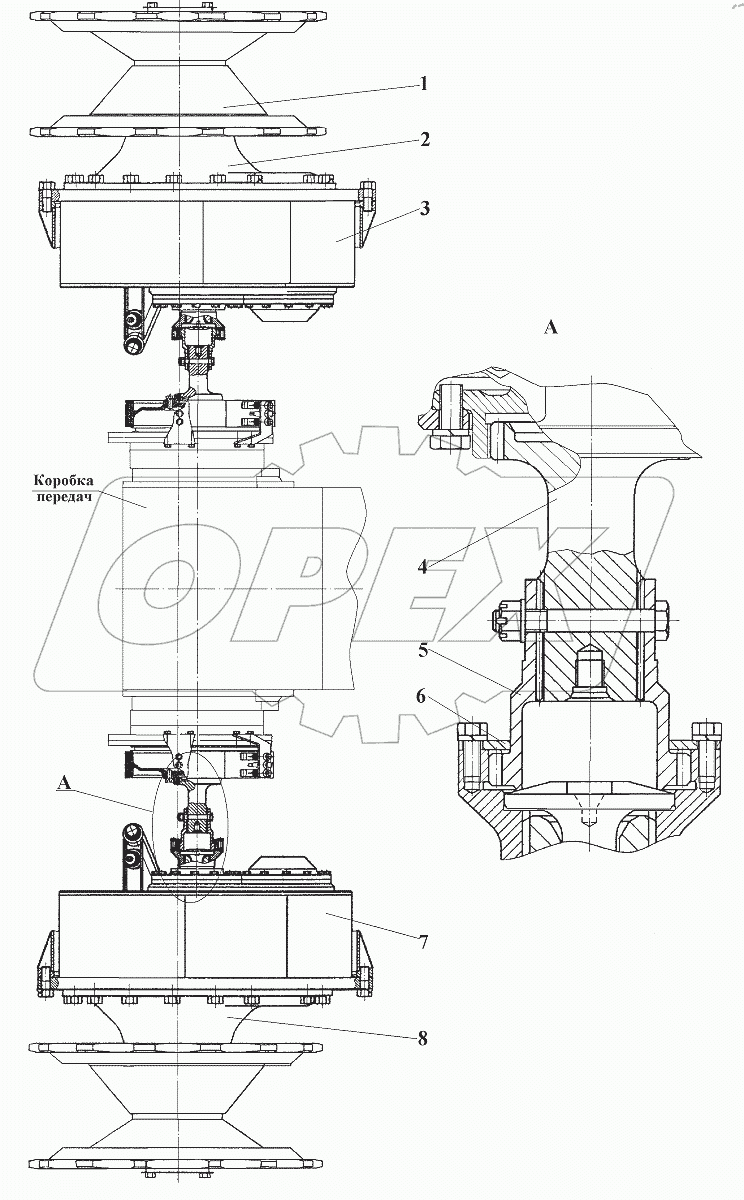  Установка бортовых передач