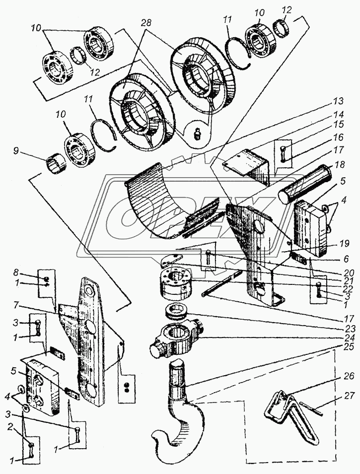 Крюковая обойма КС-3577-3.63.300