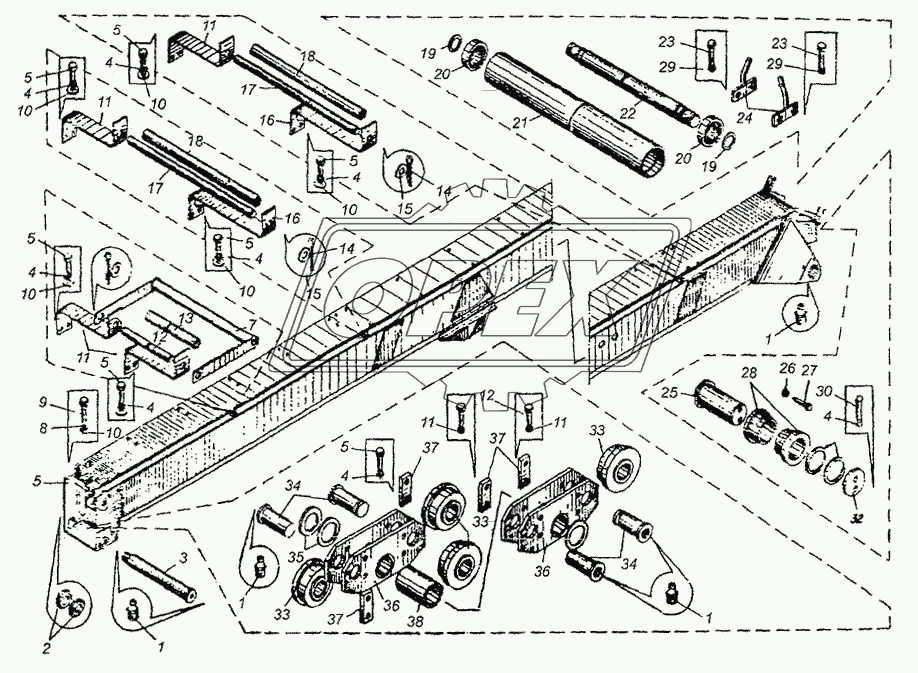 Стрела телескопическая КС-3577-3.63.100 1