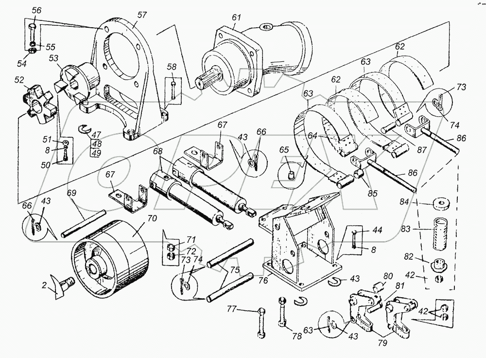 Лебедка КС-3577.26.000-3