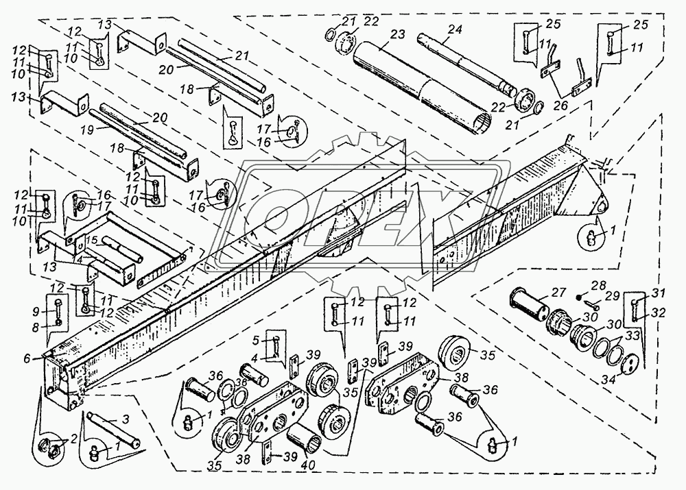 Стрела телескопическая КС-3577.63.100 1