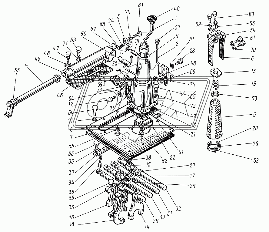 Механизм переключения передач