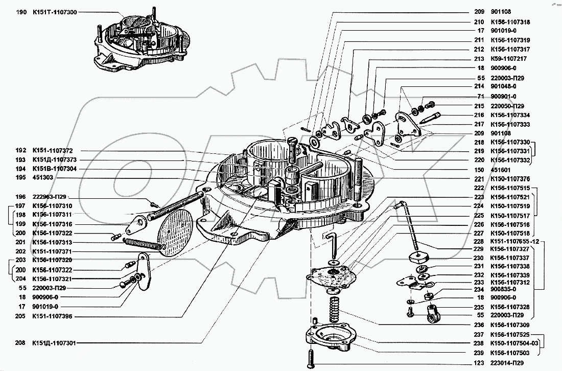 Карбюратор К151Т