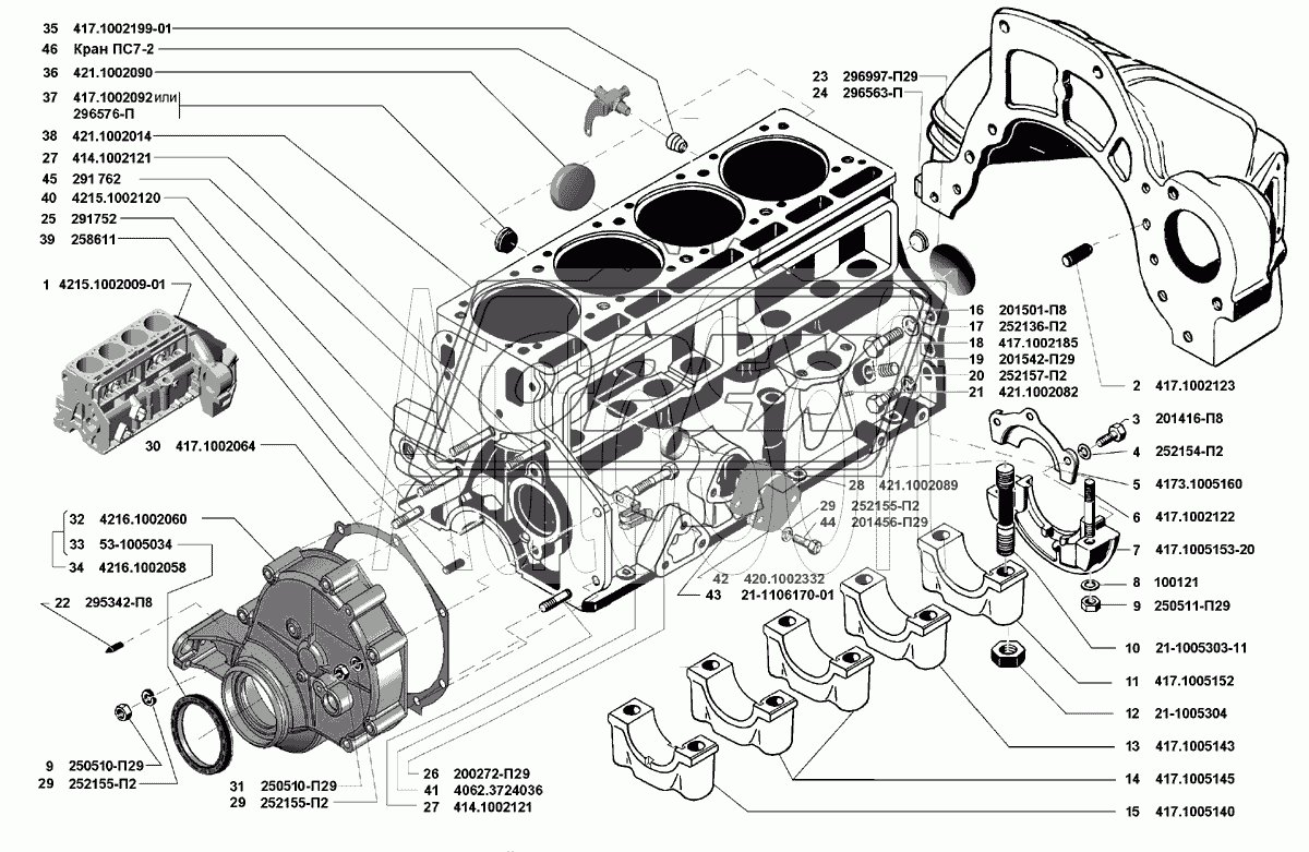 Блок цилиндров