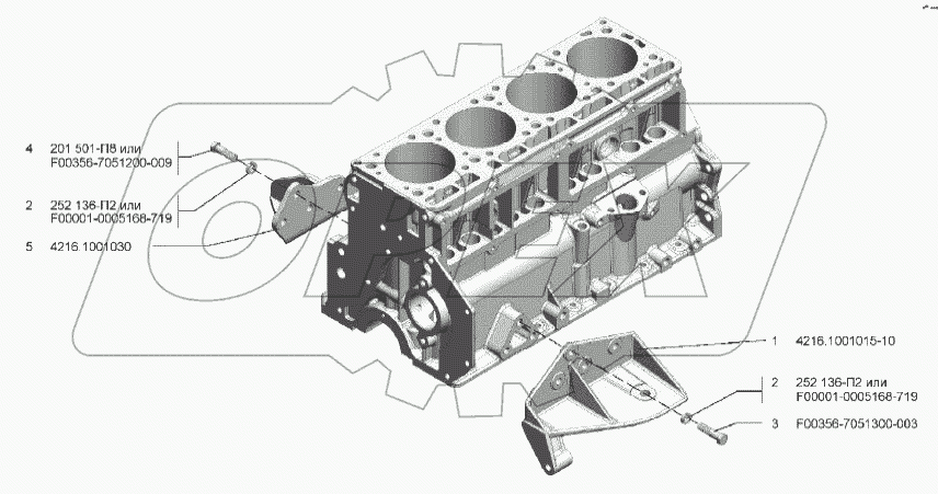  Подвеска двигателя