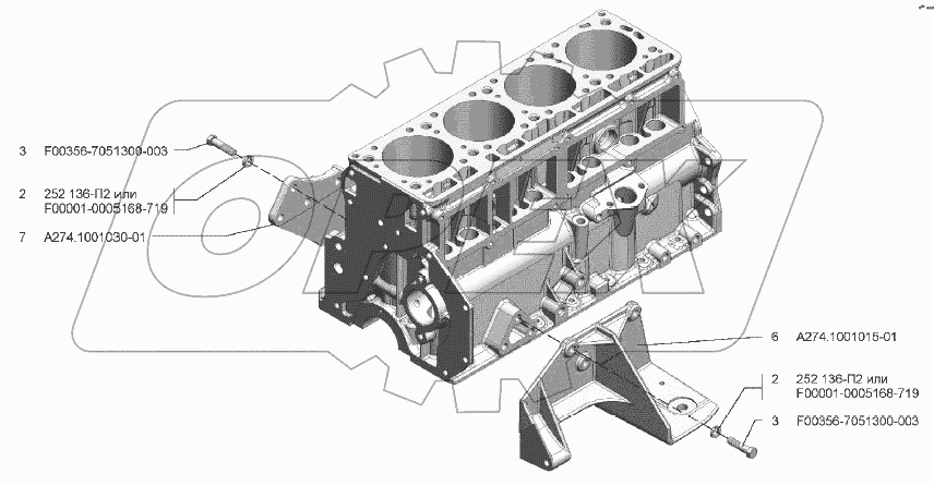  Подвеска двигателя