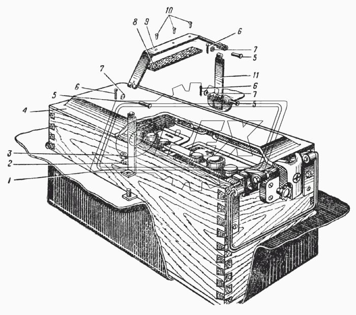 Аккумуляторная батарея (Рис. 110)