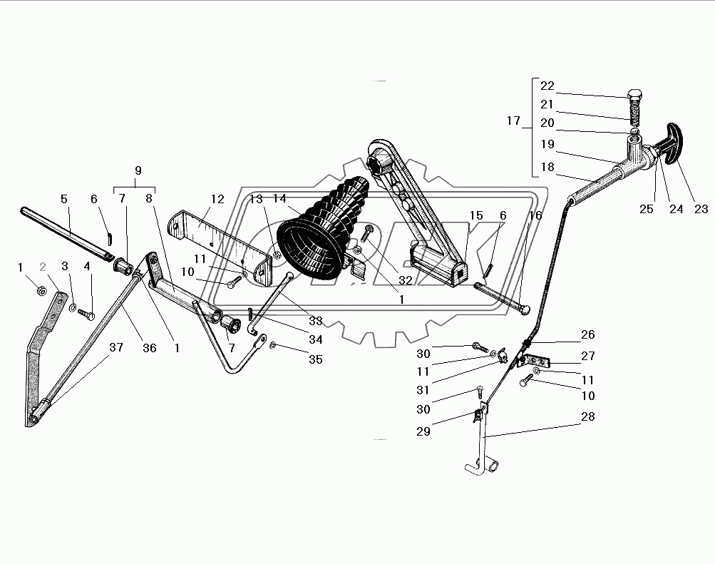 Привод акселератора