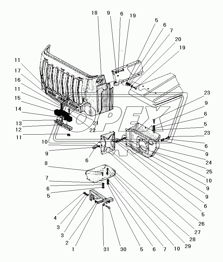 Облицовка радиатора