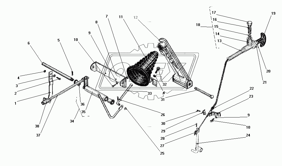 Привод акселератора